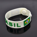 Brasil Pulseira Silicone Botao - Silicon Bracelet Detachable - Hi Brazil Market