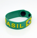 Brasil Pulseira Silicone Botao - Silicon Bracelet Detachable - Hi Brazil Market