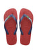 Havaianas Brazil Logo Flip Flops Red / Navy Blue - Hi Brazil Market