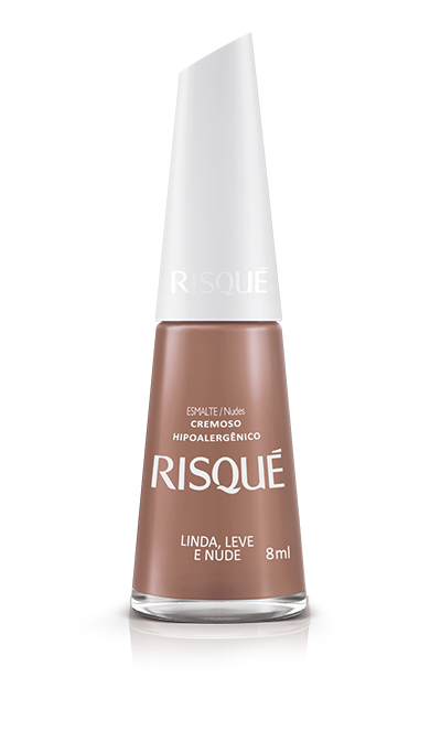 Risque Linda, Leve e Nude 8ml - Nail Polish - Hi Brazil Market