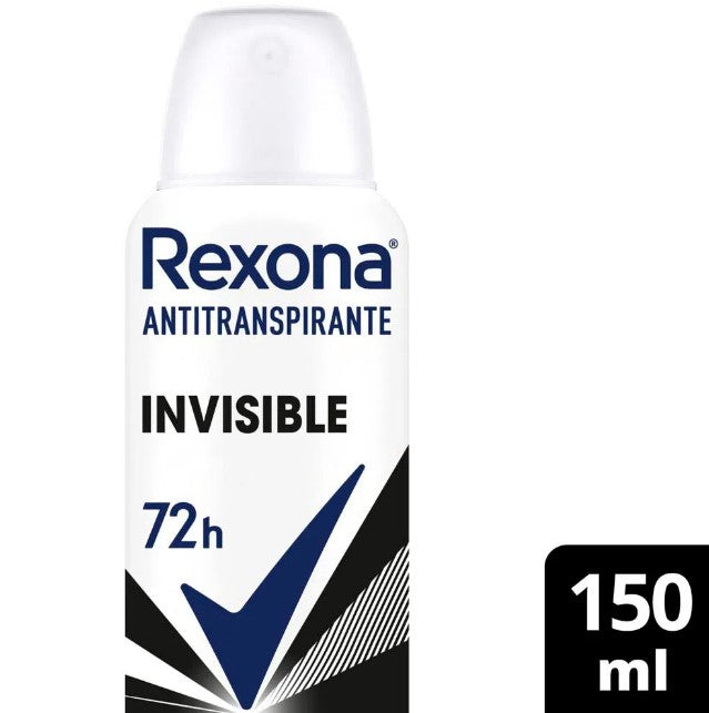 Rexona Invisible Feminino 150ml - Aerosol Deodorant 150ml