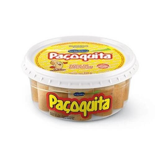 Santa Helena Pacoquita Rolha - Sweet Peanut Candy - Hi Brazil Market