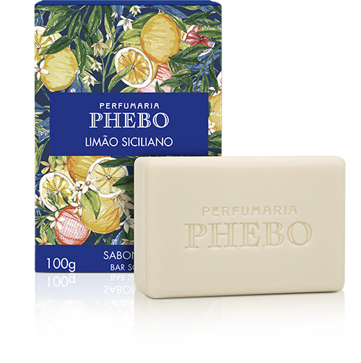 Phebo Sabonete Limão Siciliano 100g - Bath Soap Sicilian Lemon 100g - Hi Brazil Market