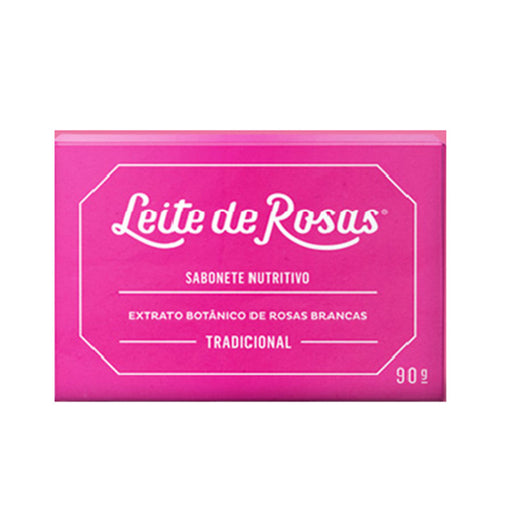 Leite de Rosas Tradicional Bar Soap 90g - Sabonete em barra tradicional - Hi Brazil Market