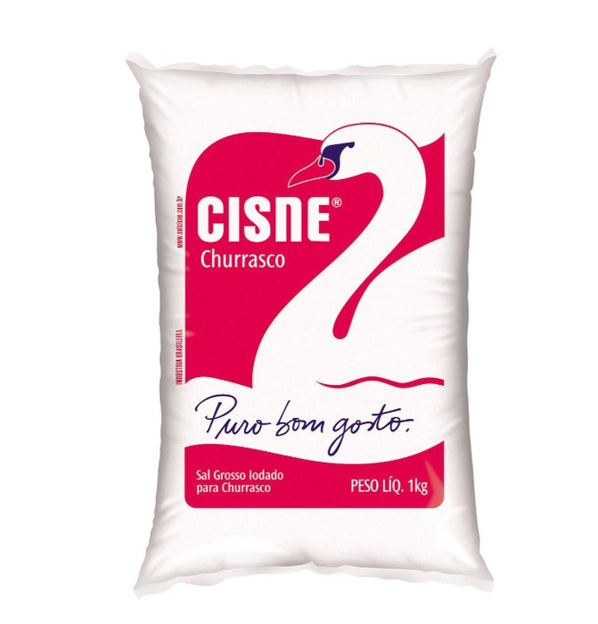 Cisne Sal Grosso 1kg - Coarse Salt - Hi Brazil Market