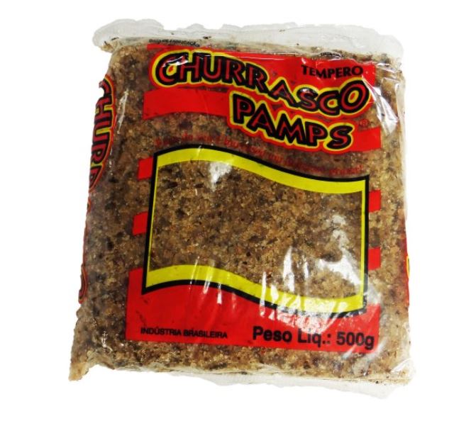 Tempero Pampas Sal Grosso para Churrasco 500g - Seasoning - Hi Brazil Market