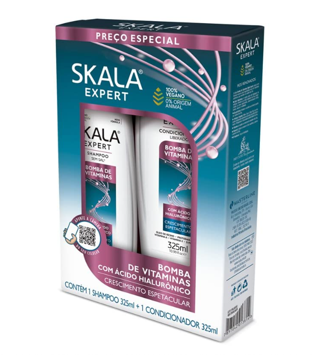 Skala Kit Bomba de Vitamina Acido Hialuronico - Hi Brazil Market