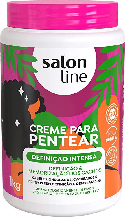 Salon Line Creme Para Pentear Definicao Intensa 1kg