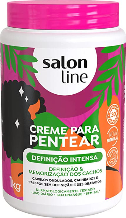 Salon Line Creme Para Pentear Definição Intensa 1kg