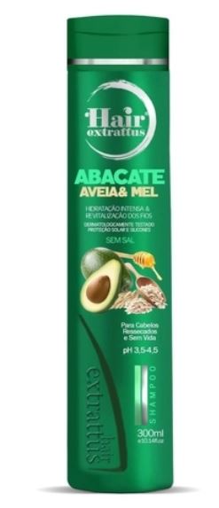 Hair Extrattus Linha Abacate Aveia & Mel - Hi Brazil Market