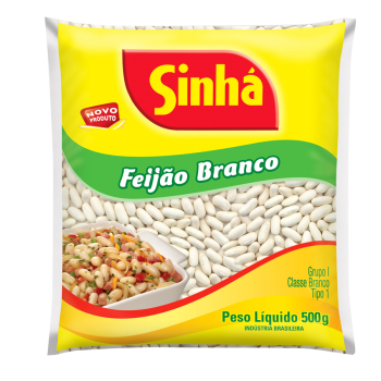 Sinha Feijao Branco 500g - White bean - Hi Brazil Market
