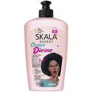 Skala Crespo Divino Creme Pentear 3 em 1 - 250g - Hi Brazil Market
