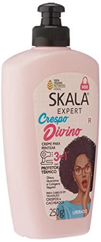 Skala Crespo Divino Creme Pentear 3 em 1 - 250g - Hi Brazil Market