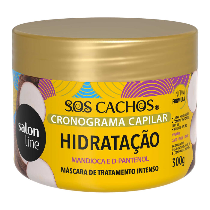 Salon Line SOS Cachos Cronograma HIDRATACAO 300G - Hi Brazil Market