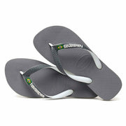 Havaianas Brazil Steel Grey / White - Hi Brazil Market