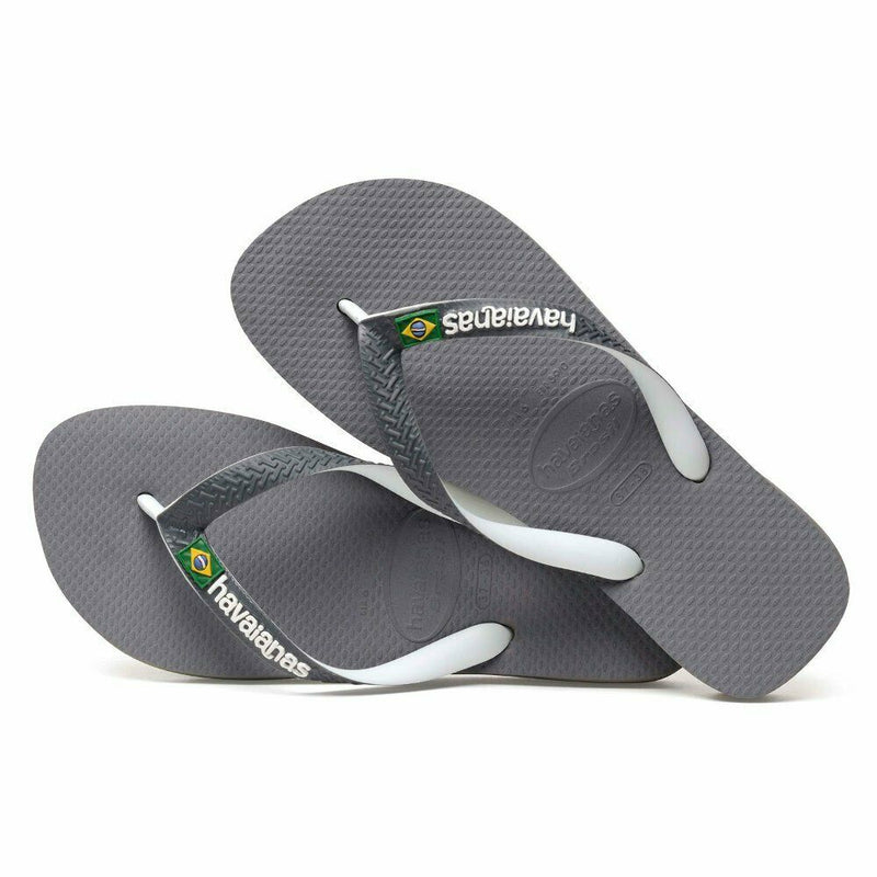 Havaianas Brazil Steel Grey / White - Hi Brazil Market