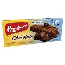 Bauducco Wafer Chocolate Sem Acucar 120g - Waffer Sugar Free Chocolate 4.23oz - Hi Brazil Market