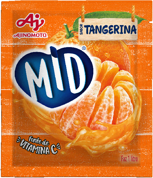Mid Refresco Tangerina - Drink Mix Juice Tangerine - Hi Brazil Market