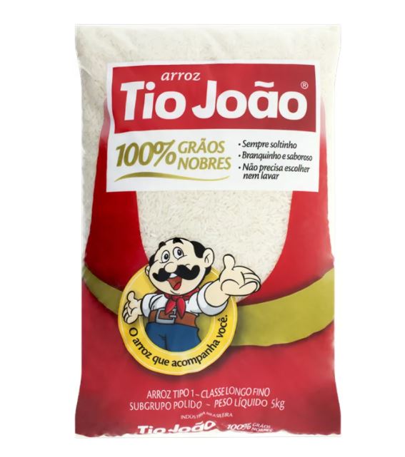 Tio Joao Arroz Branco - White Rice - Hi Brazil Market