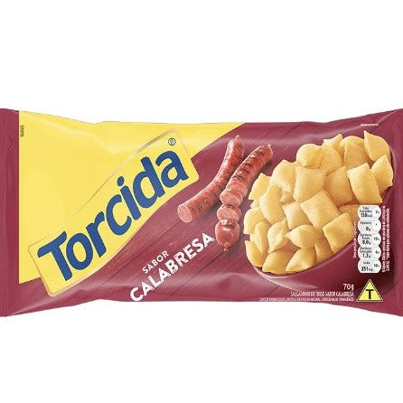 Torcida Salgadinhos Calabresa 70g - Pepperoni Flavored Snack