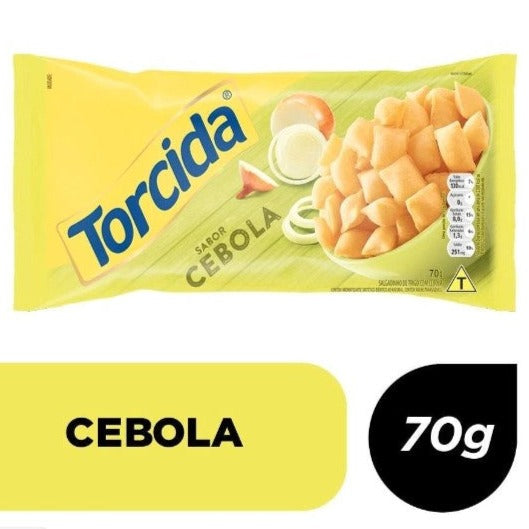 Torcida Salgadinhos Cebola 70g - Onions Flavored Snack