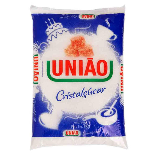 União Crystalized Sugar - Acucar Cristal 1kg - Hi Brazil Market