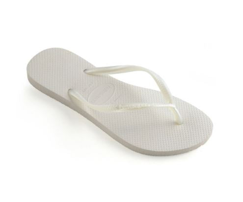 Havaianas Flip Flops Slim White - Hi Brazil Market