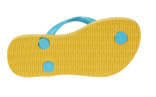 Havaianas Kid's Slim Glitter Sandal Blue Minnie Mouse - Hi Brazil Market