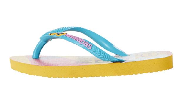 Havaianas Kid's Slim Glitter Sandal Blue Minnie Mouse - Hi Brazil Market