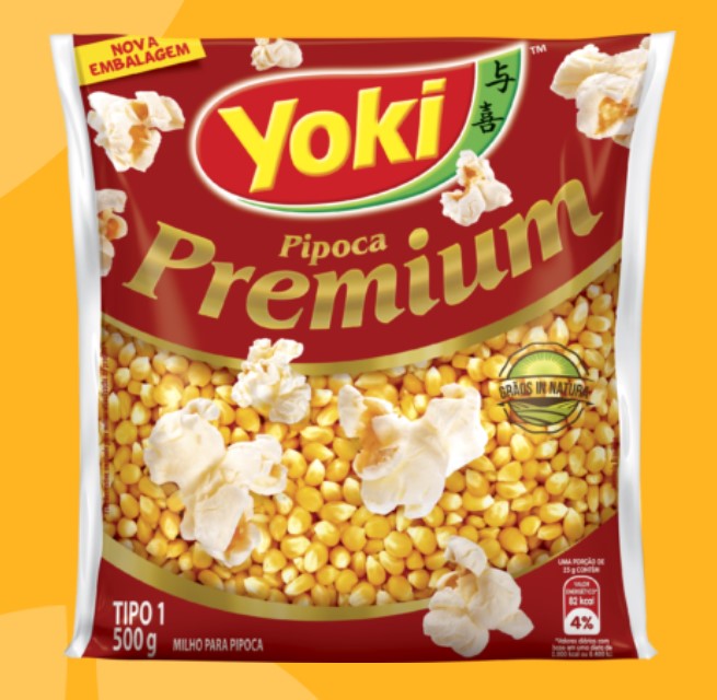 Yoki Premium Milho para Pipoca 500g - Corn for Popcorn Premium