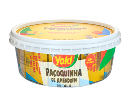 Yoki Pacoquinha Tablete 16 und - Sweet Peanut Candy Bar 352g - Hi Brazil Market